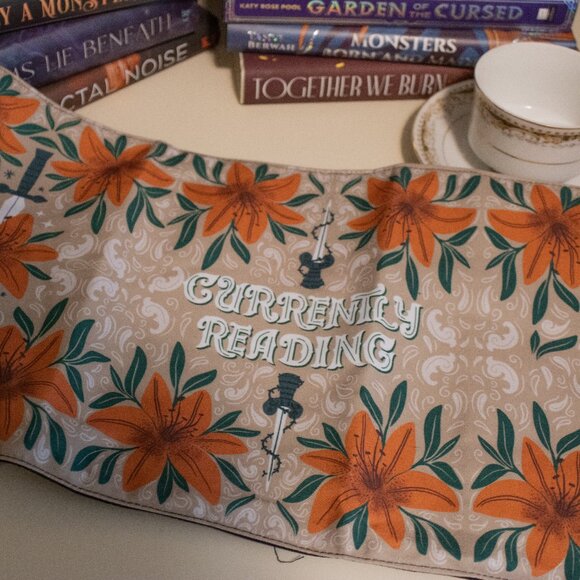 Bookish Box Currently Reading Fabric Dust Jacket - Picture 1 of 4